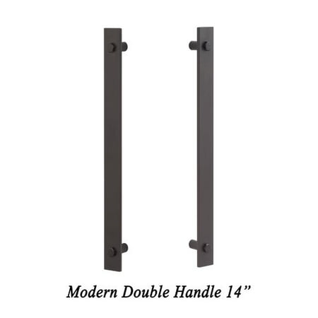 Sure Loc Hardware Modern Double Barn Door Handle Walmart Com