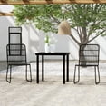 thumbnail image 1 of vidaXL 3 Piece Garden Dining Set Black, 1 of 5