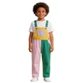thumbnail image 3 of Kids Baby Boy Girl Color Overalls Pants Clothes Adjustble Shoulder Strap Romper Workwear Size 7-8 Years, 3 of 7