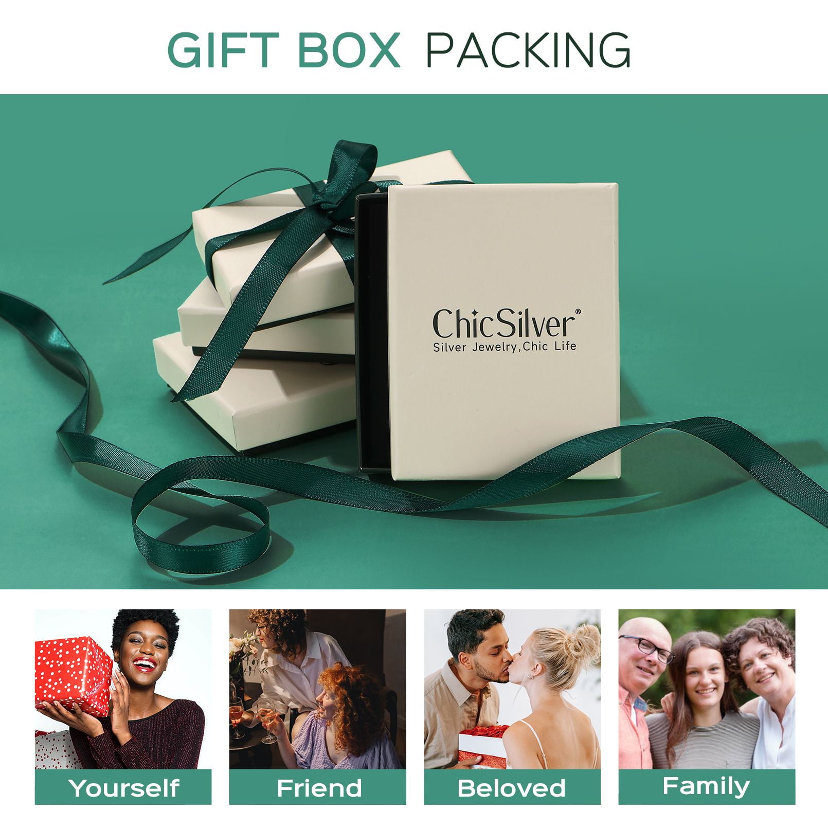 ChicSilver Solid Sterling Silver Polished Box Chain Necklace for Women  Pendants 1-2mm Thin Chains Made in Italy 16-24 inch