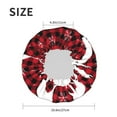 thumbnail image 5 of Yiaed Christmas Buffalo Plaid Print Reusable Shower Cap & Bath Cap & Lined, Oversized Waterproof Shower Caps Designed for all Hair Lengths, 5 of 7