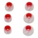 thumbnail image 2 of Almohadillas para auriculares de silicona, aislamiento de ruido suave, 3 tamaños, tapones para los oídos de repuesto para orificio de sonido de 4,5 a 6,5mm, 6 uds., 2 of 8