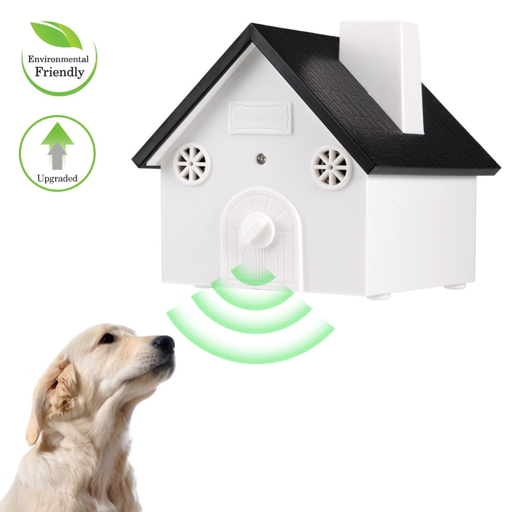 Goulian Outdoor Ultrasonic Dog Anti Barking Stop Bark Device Birdhouse
