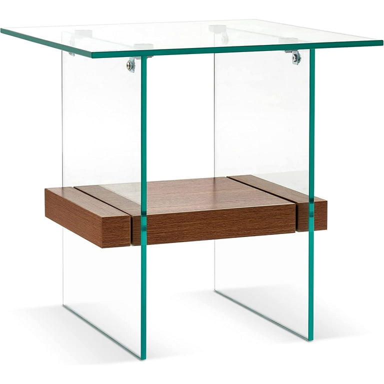 Small glass accent table discount