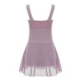 thumbnail image 2 of Doomiva Kids Girls Sleeveless Ballet Dance Dress Gymnastic Ballerina Outfits Lyrical Modern Dancewear Dusty Pink 2-3, 2 of 7