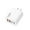 White, variant on 120W GaN Fast Charger,2-in-1 USB C Wall Charger with 2 Type-C & 2 USB Ports,PD QC 3.0 Adapter for iPhone 15/14/13,MacBook,iPad,Samsung Galaxy,Laptop,Tablet,Portable Travel Charger (US Plug)