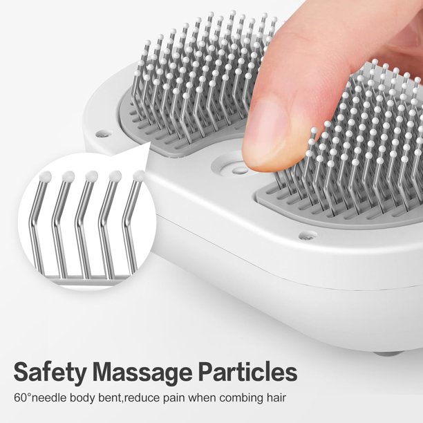 Cepillo Gato Cepillo De Vapor Para Gatos Y Perros - Recargable, Autolimpiable, Con Spray De Agua Para Pelo Suelto Y Nudos Cepillo Vapor Mascotas