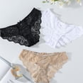 thumbnail image 7 of Sexy Lady Transparent Underwear Women Floral Lace Briefs Seamless Hollow Out Panties, 7 of 7