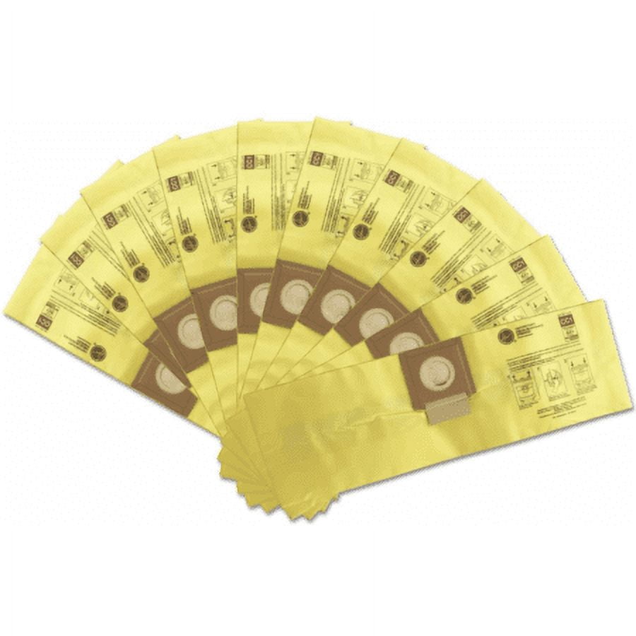 Hoover, HVRAH10263, HushTone Vacuum Type-CC1 Allergen Bags, 10 / Pack, Yellow