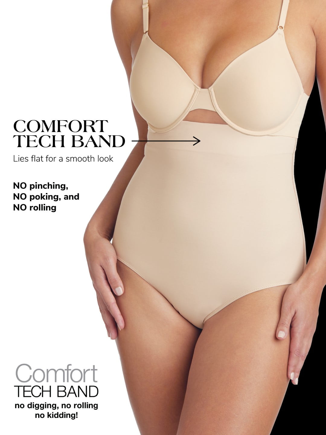 Cupid Women's Maternity Light Control Shapewear Wrap Brief Panty