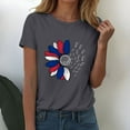 thumbnail image 2 of HEILAU 4th of July Shirts for Women Short Sleeve Independence Day American Flag Graphic Tees Patriotic Summer Tops 2025, 2 of 9