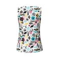 thumbnail image 5 of Wukai Dinosaur Print &nbsp;Women's Workout Tank Top Mesh Yoga Shirts Athletic Running Tank Tops Athletic Gym Shirts -, 5 of 8