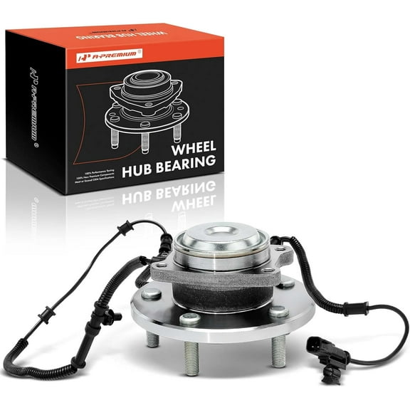 A-Premium Wheel Hub and Bearing Assembly Compatible with Dodge Grand Caravan Chrysler Town & Country Ram C/V Volkswagen Rear Driver or Passenger Side