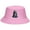Pink, variant on Ado Bucket Hat Unisex Fisherman Hat Summer Casual Outdoor Hiking Beach Sun Caps