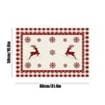 Ikohbadg Christmas Door Mat, Crystal Velvet, Festive Decor Carpet