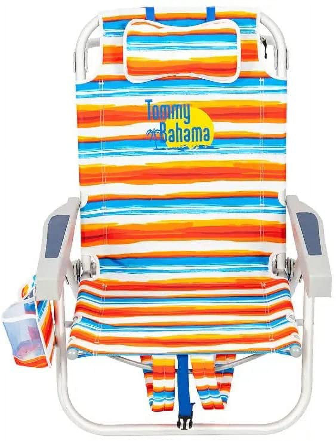 2022 Tommy Bahama 5 Position Tropical Sunset Backpack Beach Chair - image 2 of 5
