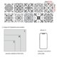 thumbnail image 4 of Cipaher Pelar y Pegar Baldosas Vinilo Pegar Baldosas para Baño Cocina Impermeable Pegatinas de Pared, 4 of 5