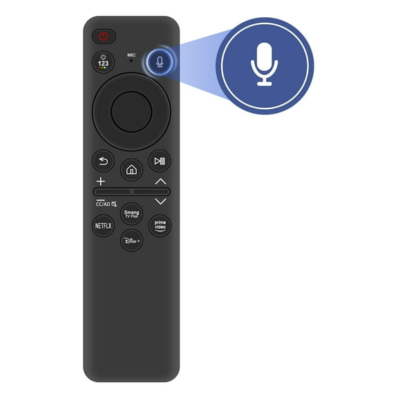 New BN59-01455A Solar Voice Replace Remote Control Fits for Samsung BN59-01432A TV QN43Q60DAFXZA QN50Q60DAFXZA QN55Q70DAFXZA QN55Q80DAFXZA QN55Q60DAFXZA QN65Q70DAFXZA QN75Q60DAFXZA