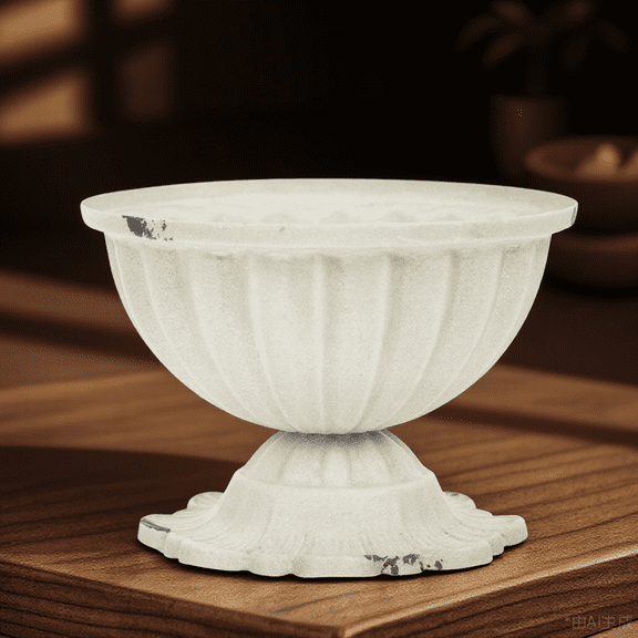 LOLIPPYY Vintage Iron Vase Decorative Flower Pot 2pcs Rustic Design for Home Office and Hotel Flower Arrangements