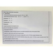 Digital Fridge / Freezer Thermometer w/ Alarm