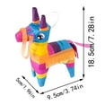 thumbnail image 2 of Decorativo Smashing Juguete Relleno de Cumpleaños para Fiesta de Cumpleaños Mini Colorido Burro de Juguete, 2 of 4