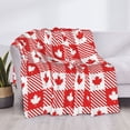 thumbnail image 3 of Yiaed Maple Leaves1 Print Blanket Throw Blanket Soft Cozy Flannel Blanket for Home Bed Sofa Couch Chair-60"x50", 3 of 6