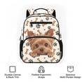 thumbnail image 6 of Jeiento Cute Yorkshire 13.5 Inch Polyester Toddler Backpack, Preschool Bookbag with Mesh Sides, Large Main Compartment School Bag for Boys Girls Kindergarten Outdoor Activities, 6 of 7