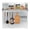 30*30.7 Inches, variant on Accreate Stainless Steel Range Backsplash for Stove Hood - Wall Mount Kitchen Back Panel, Commercial Backsplash Shield with Storage Shelf & Knife Rack, Pre-Drilled Holes for Easy Installation