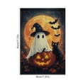 thumbnail image 3 of ChicYu 17.7x11.8 Inch Halloween Garden Flags Ghost Flags Suitable for Halloween Garden Decoration Hangs in Gardens for Outdoor Halloween Decor, 3 of 5