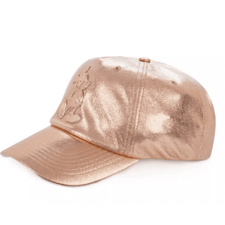 Disney Parks Mickey Mouse Rose Gold Baseball Cap Hat for  display picture 1