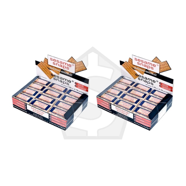 Sesame Snaps Barre Collation au Sesame - Lot de 2