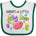 thumbnail image 3 of Inktastic Nana's Little Jellybean Cute Easter Candy Boys or Girls Baby Bib, 3 of 4