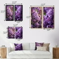 thumbnail image 4 of Designart "Fragrant Blossoms in Purple Lilacs V" Floral Wall Art Set Of 2 - Purple Floral Canvas Set For Living Room Decor, 4 of 7