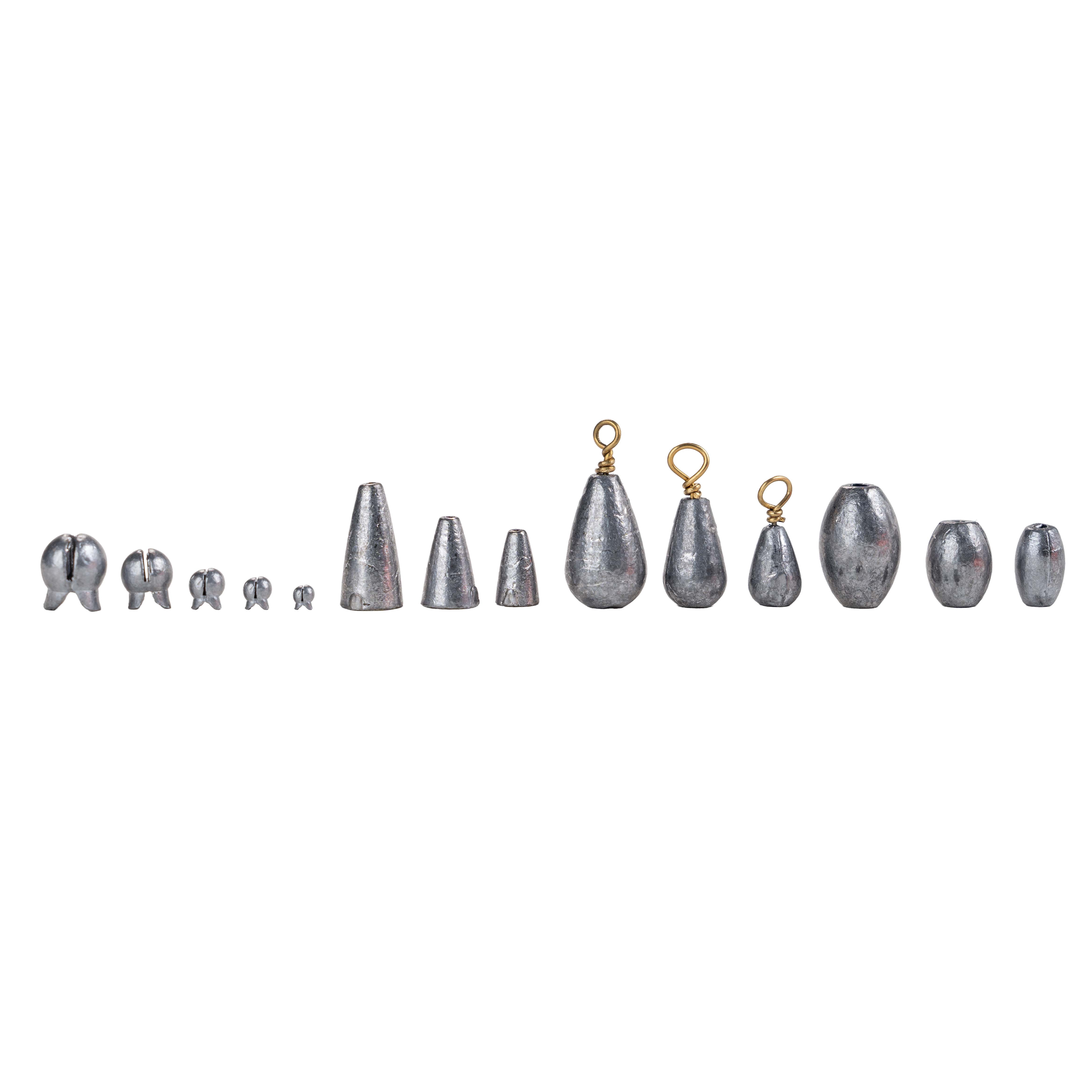 Ozark Trail Fishing Sinker Assortment, 102-Count