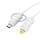 thumbnail image 3 of Protector de cable de silicona Bite Cord Sleeve Wire Winder (Blanco para iluminación) Likrtyny  Para estrenar, 3 of 3