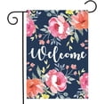 thumbnail image 6 of Spring Jubilee Floral Garden Flag Watering Can Birds 18" x 12.5", 6 of 10