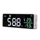 thumbnail image 4 of Medidor de Nivel de Sonido para Colgar en la Pared, medidor de Humedad y Temperatura con Pantalla LED Grande de 11 Pulgadas, para aulas, hogares y oficinas, 4 of 14