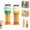 White/Green, variant on Water Bottle Spout Cap with Straw No Spill BPA Free Flip Top for KidsWhite/Green