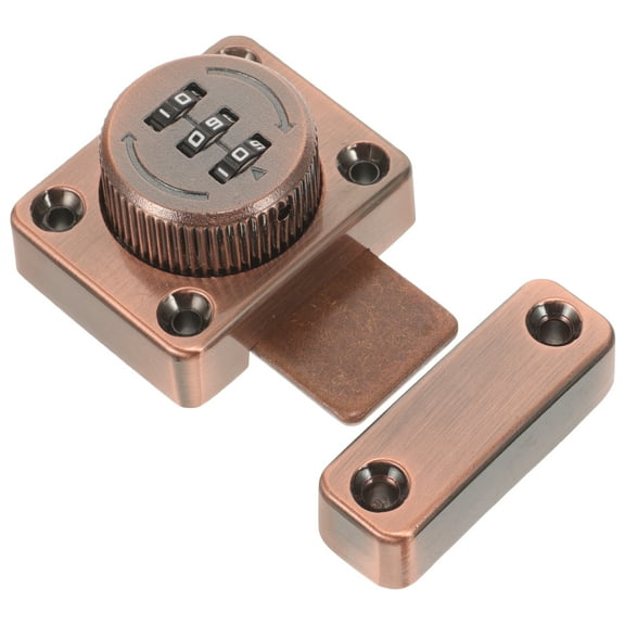 Cabinet Door Combination Lock Screw Desk Bedside Table Stainless Steel Locks Saftey Home Secutiry File
