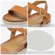 thumbnail image 4 of Sandalia DREAM PAIRS Sunna Cuña Flatform 4.5 cm Tan PU 8, 4 of 6