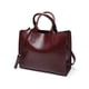thumbnail image 1 of Bolsos de mujer Heldig tipo cubo grandes de hombro cruzados con correa ancha, 1 of 6
