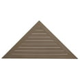 thumbnail image 2 of 48"W x 24"H x 1 1/4"P,  Pitch 12/12 Triangle Gable Vent, Functional, 2 of 4