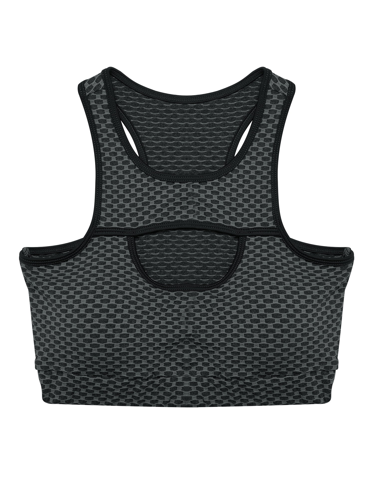 FOCUSSEXY Medium Support Sports Bra for Women with Removable Cups for Running  Workout Gym 