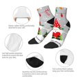 thumbnail image 5 of Naloa Merry Christmas Gnome1 Ankle Socks for Women Non Slip Socks No Show Socks Classic Low Cut Casual Socks Casual Socks, 5 of 7