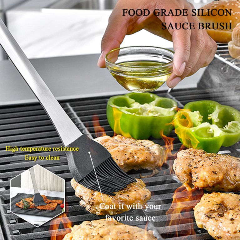 Golf Club 7 Pcs BBQ Tools Gift Set - Father's Day Birthday Gifts for Men  Dad, Grill Accessories - for Camping Stainless Steel Utensils Set -  Stainless