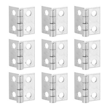unbranded  100 Pcs Furniture Accessories Metal Hinge Hinges for Kitchen Cabinets Door Drawer Silver