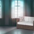 thumbnail image 5 of Amrita Sen Designs CAPL593FSDS-BL-18x18 18 x 18 in. Love Your Vase Peacock Suede Blown & Closed Pillow - Black & Muted Blue, 5 of 9