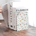 thumbnail image 6 of Susaid Cartoon House Print Wooden Bookends Decorative Book Ends for Shelves Heavy Books Holder Organizer Non-Slip Desk Book End for Kids Room Office School 1 Pairs, 6 of 8