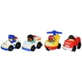 thumbnail image 1 of Fisher-Price Little People Wheelies Community Helpers 4-Pack, 1 of 3