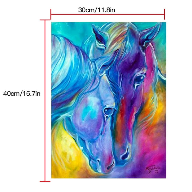 Animal Diamond Painting 5D Circular Rhinestone Embroidery Painting; Rhinestone Embroidery Painting Home Wall Art Craft
